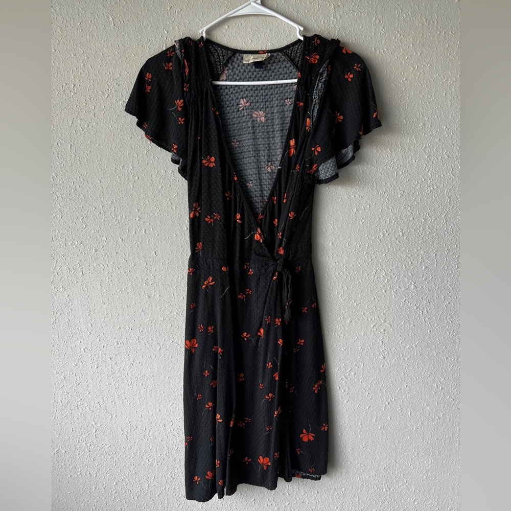Black Floral Dress
